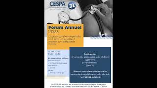 Cespa Haïti Forum 2023 Lhyper-Tension Artérielle En Haïti Une Lutte À Mener Sur Différents Fronts