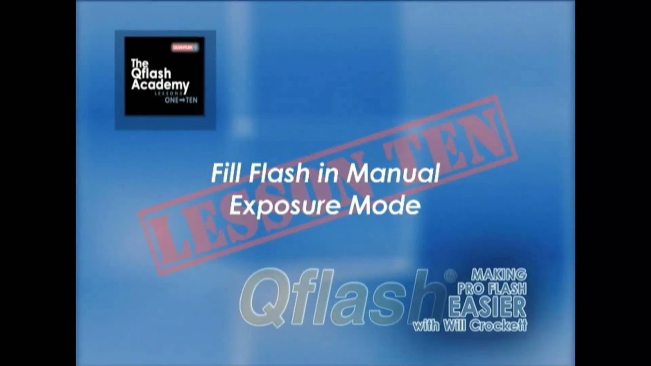 Qflash T5d-R Pro Flash Lesson 10