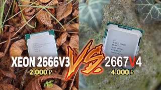 Xeon 2666v3 vs Xeon 2667v4 Заруба!!!