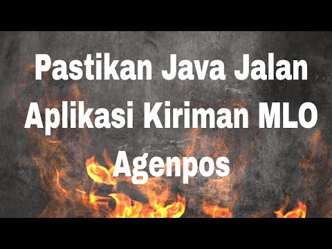 Cara Memastikan Java Runtime Environment JRE Sudah Jalan di Aplikasi Agenpos MLO Berbasis Web