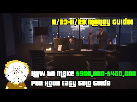 Gta Online How To Make 300,000-400,000 Per Hour Solo Easy This Week Money Guide 1123-1129