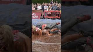 Saucy! Girls Take Part In Gravy Wrestling Championships