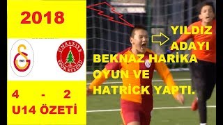 GALATASARAY 4-2 ÜMRANİYESPOR MAÇ ÖZETİ/U14 25.11.2018/BEKNAZ HATRİCK YAPTI/