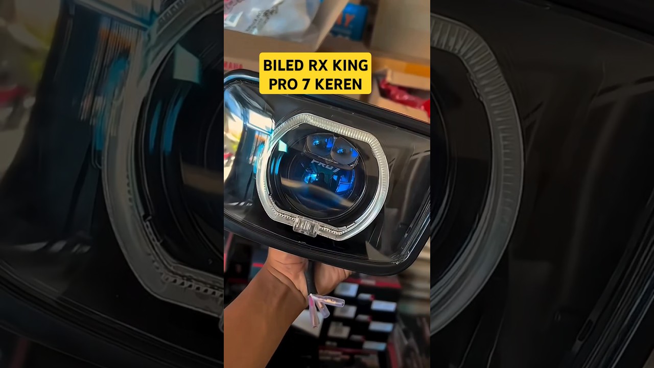SUPER GANTENG! LAMPU BILED RX KING PRO 7 Lampu Projie Keren