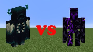 Warden VS Obsidian Golem In Minecraft!