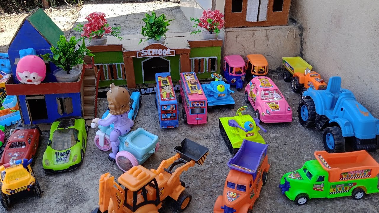 pari toys 🥰💯gadi wala helicopter truck tractor Tarzan car motorcycle remote control toy YouTube