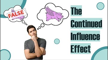 The Continued Influence Effect - Why do memories of misinformation persist in our minds?