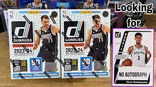 Wemby Hunt! Donruss 2023-24 NBA Blaster Box!