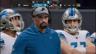 Madden NFL 22 Gameplay: Detroit Lions vs Houston Texans - (Xbox Series X) [4K60FPS]
