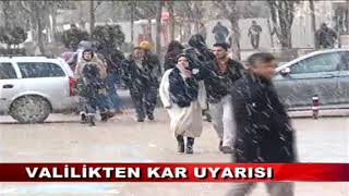 BOLU VALİLİĞİNDEN KRİTİK UYARI (04.12.2017)
