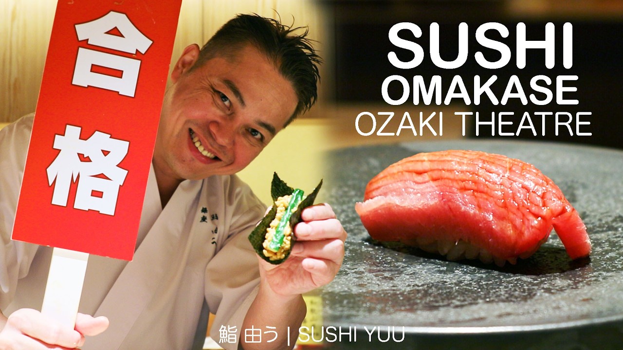 Самый уникальный и увлекательный театр омакасе из 20 блюд суши в Токио! — Sushi Yuu • Sushi Yuu