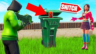 If You GET SNITCHED You LOSE! (Fortnite Hide And Seek)