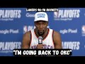 Kevin Durant ANNOUNCES he is going back to OKC after 1st round exit - Lakers vs Rockets  