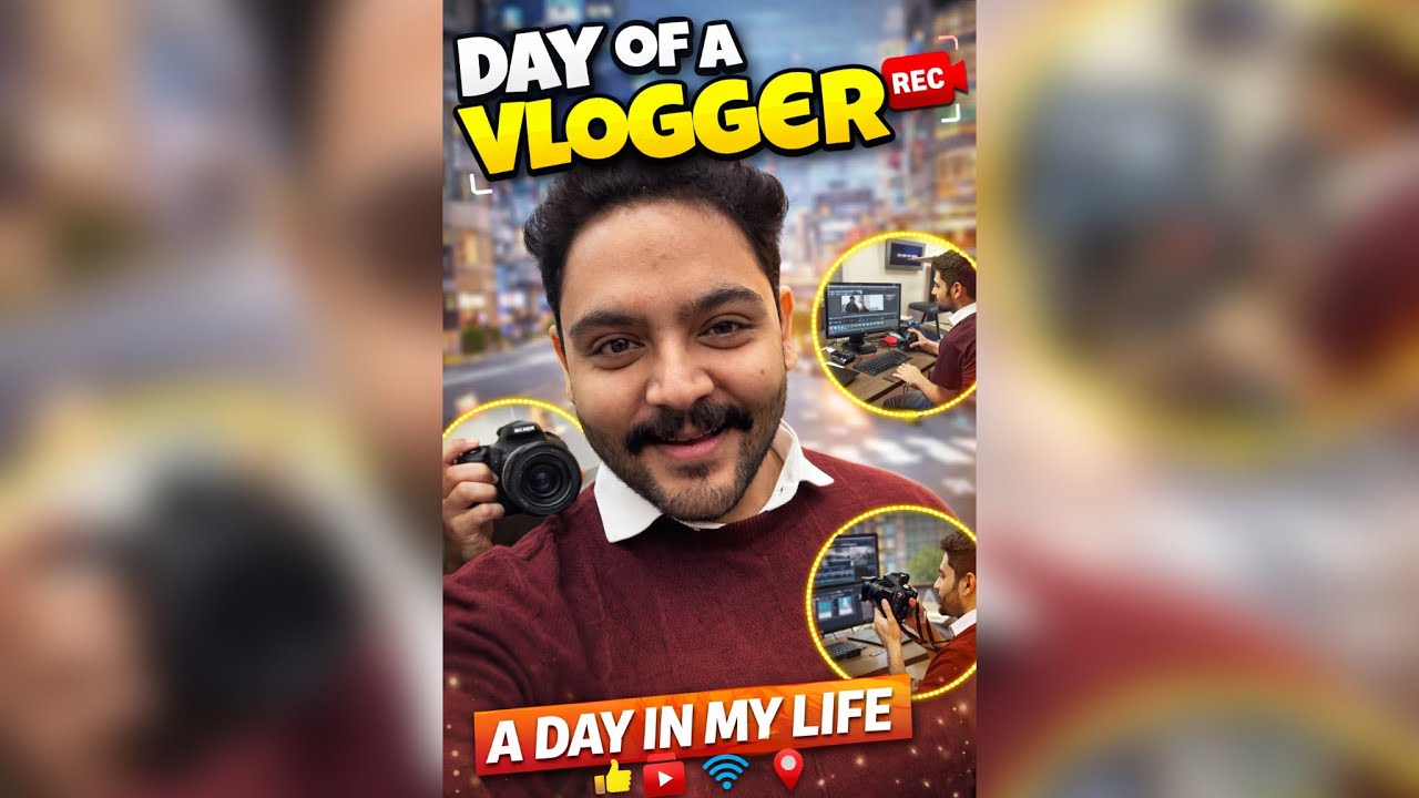 Day of a vlogger 🤯