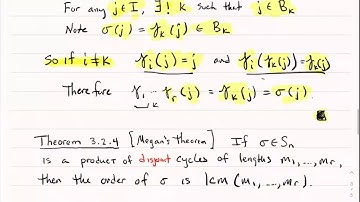 MATH 343 - Section 3.2 Cycle Decomposition
