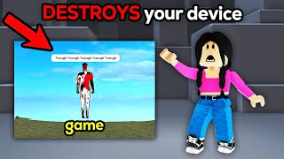 The DARK TRUTH about ROBLOX GAMES that DESTROY YOUR PHONE... screenshot 5