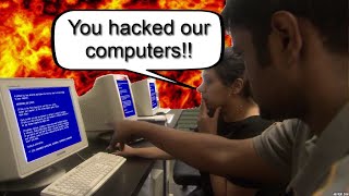 Destroying ALL Computers In A Scam Call Center!