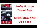  hefty large travel bags unboxing and review   productreview unboxing