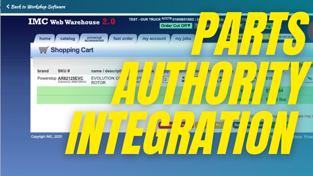 Parts Authority Integration YouTube