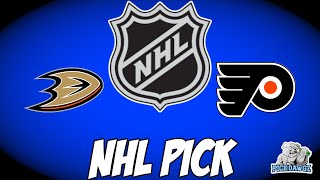 Anaheim Ducks vs Philadelphia Flyers 11/10/23 NHL Free Pick | NHL Betting Tips