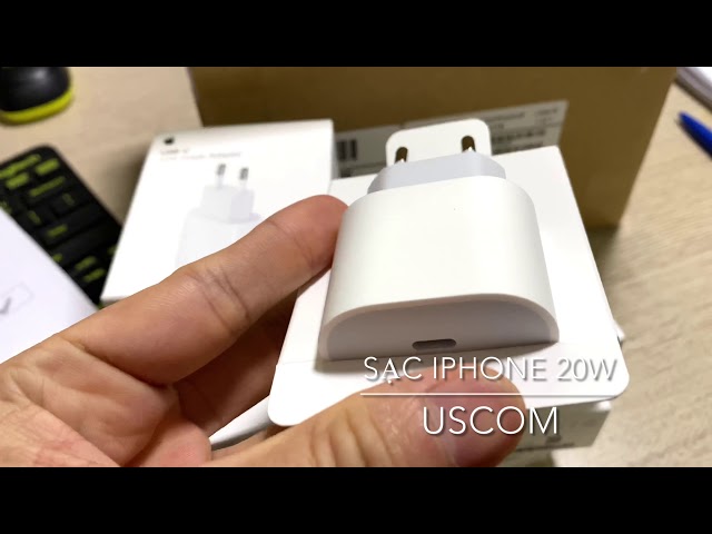 Nhận biết sạc nhanh 20W iPhone chính hãng.