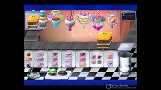 Playing purble place baking cakes WR IN HARDERNED