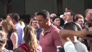 Tony Gonzalez from Chiefs and Falcons arriving to Clippers vs Rockets Playoff game 4 @TonyGonzalez88