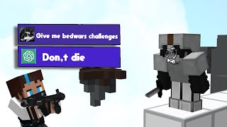 Soo.. I Asked AI For Bedwars Challenges | Pika Network