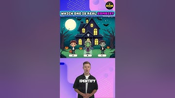 Which one is real zombie?|#quiz #quizess #quizriddles #quizquiz #quiztime