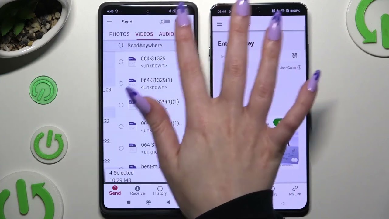 نقل الملفات من Xiaomi إلى OnePlus 13R و14R باستخدام Send Anywhere
