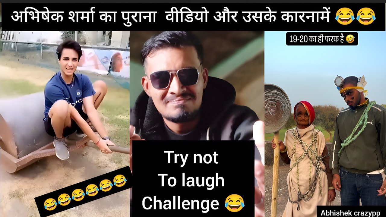 Abhishek shrma ka dhmal 😂try to laugh 😂||abhishek crazypp||reaction||