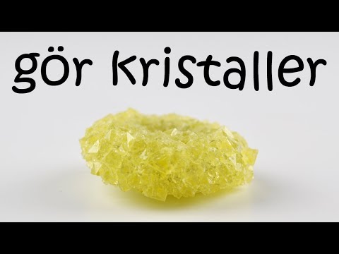 Video: Hur gör man kristaller?