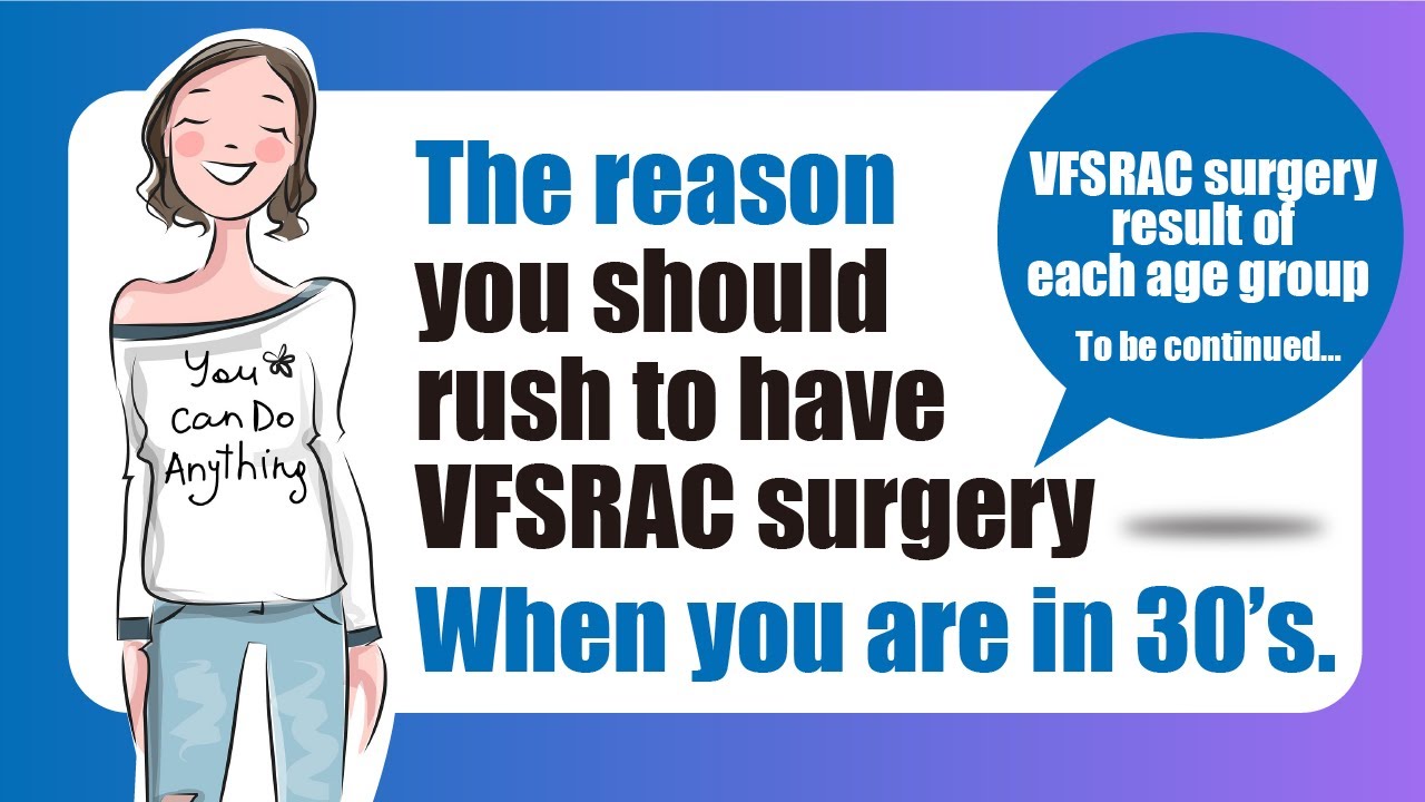 YESON VOICE CENTER-The reason you should have VFSRAC surgery when you are in 30's!