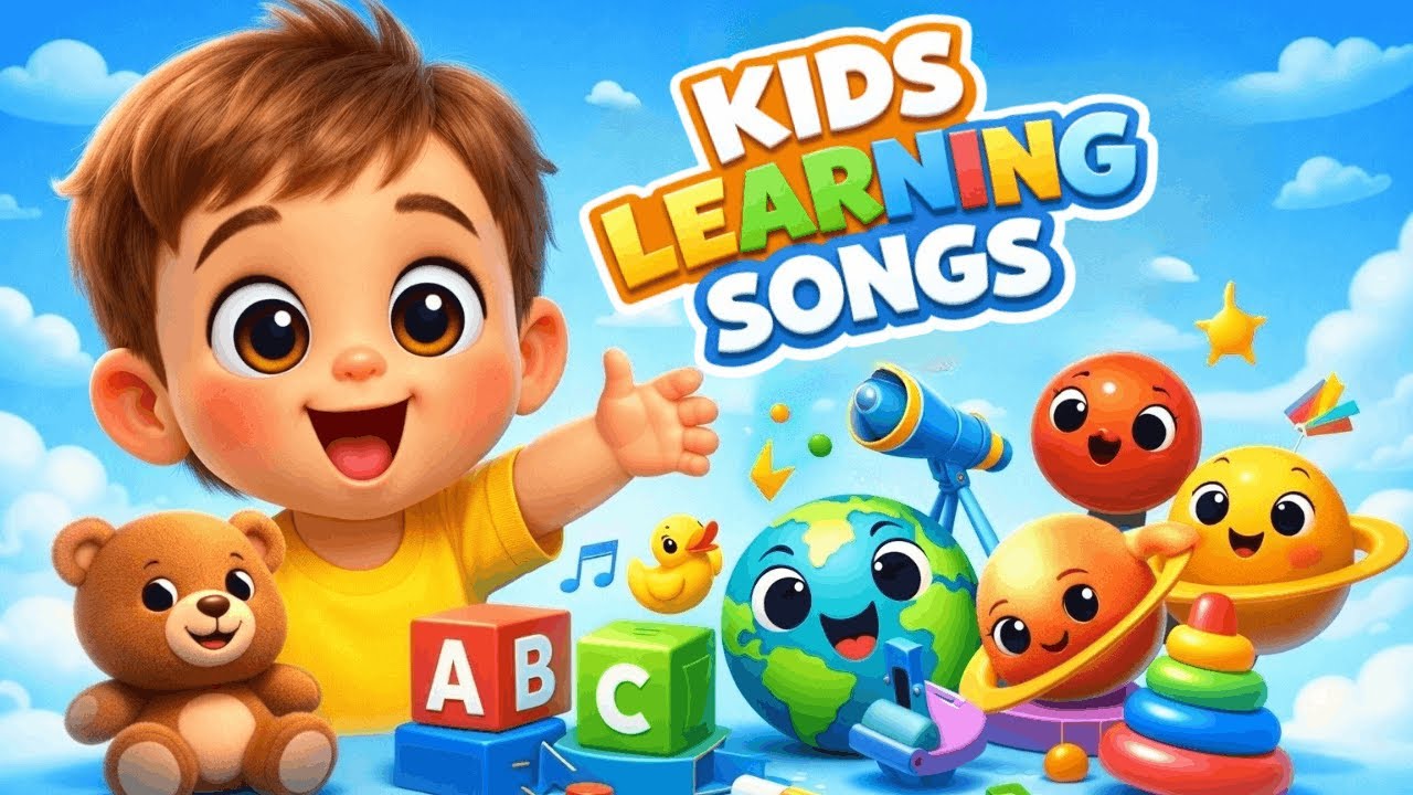 Kids Learning Songs Compilation | Animal Homes, Sharing, Planets & Clean Up | Nursery Rhymes