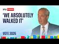 'We've absolutely walked it' - Farage claims historic council victories