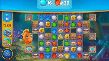 Fishdom level 1293 Gameplay (iOS Android)