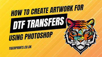 How to save artwork for DTF transfers in Adobe Photoshop