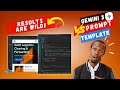 Gemini 3 Attempts Our Design to Code Template… The Results Are Wild