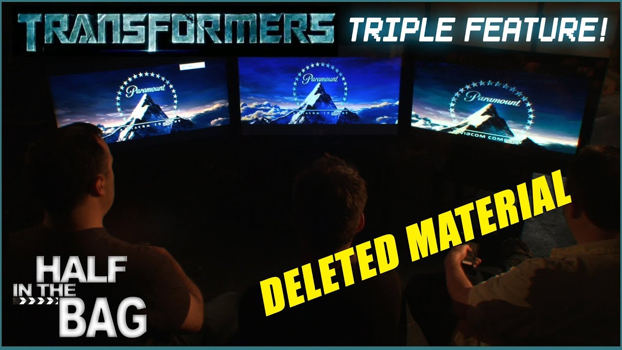 Transformers Triple Feature DELETED MATERIAL - This is a sample video of some of the extras that are included in our subscription to Patreon! Outtakes, deleted material, etc. Enjoy!