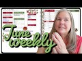 2023 OneNote Digital June Weekly Plan With Me
