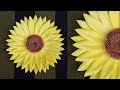 DIY Paper Sunflower for Room Decor Ideas | Giant Paper Flower Backdrop
