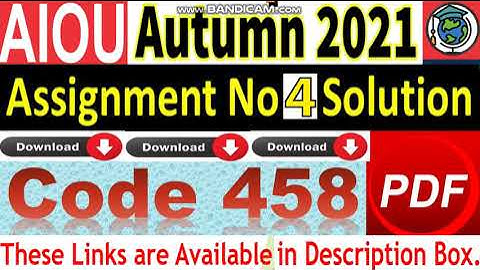 AIOU Code 458 Solved Assignment No.4 Autumn 2021 || Community Development || Level: Bachelor/BA
