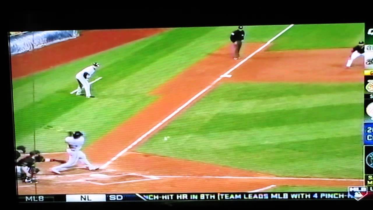 baseball hit cover off - YouTube
