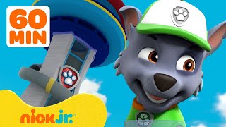 Paw Patrol's Best Lookout Tower Moments! W/ Rocky, Marshall & Chase | 1 Hour Compilation | Nick Jr.