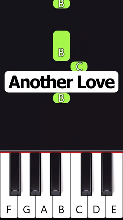 Another Love | EASY Piano Tutorial