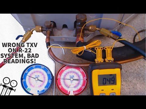 Wrong TXV On R 22 System Bad Readings YouTube