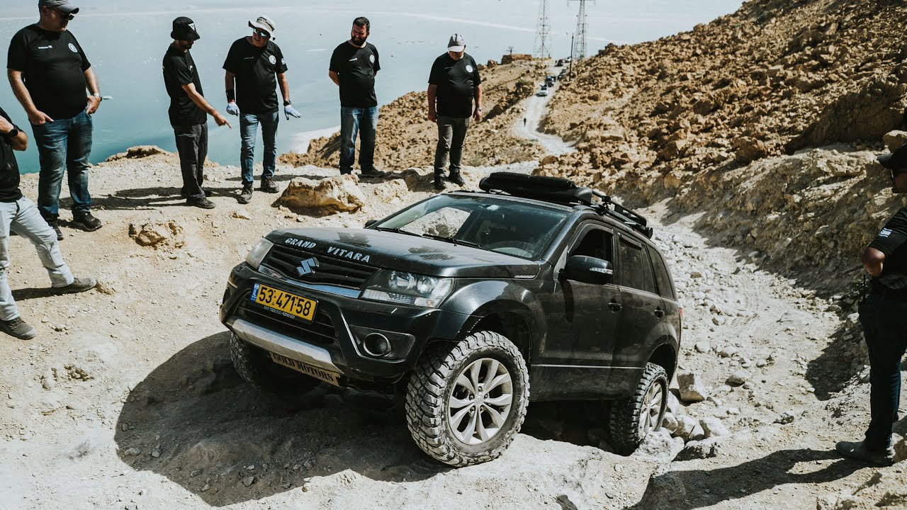 טיול מועדון חוצה דרום סוזוקי גרנד ויטרה - חלק ראשון מעלה יאיר. SUZUKI GRAND VITARA OFF ROAD