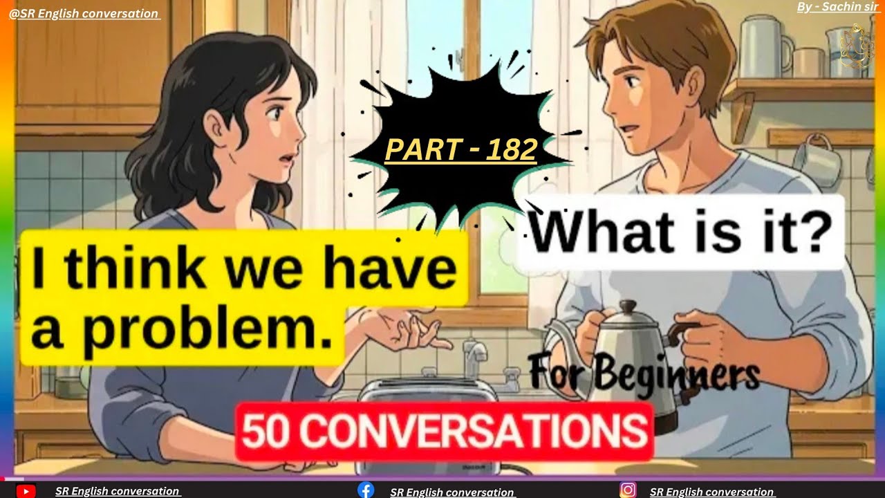 50 Simple English Conversations for Beginners:Real English Dialogues / PART - 182 / 