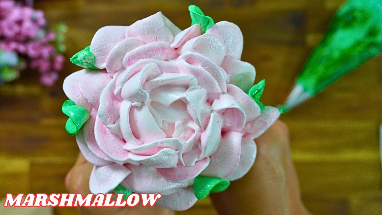 Зефир ▪️Неповторимый десерт Очень твердый БЕЗ МАСЛА и БЕЗ духовки ▪️Зефирный пион