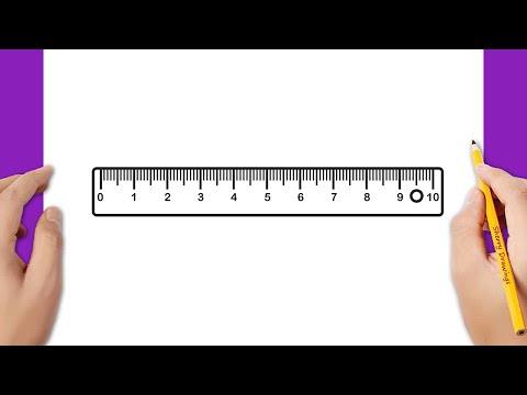 How To Draw A Ruler 